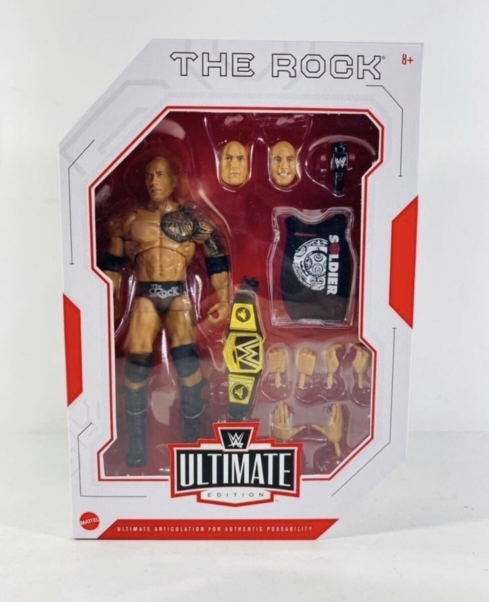 Top 10 Must-Have WWE Action Figures for Fans of All Ages! - The Rock Action Figures