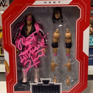 Bret “The Hitman” Hart SIGNED WWE Ultimate Edition Action Figure (Comes w/COA)