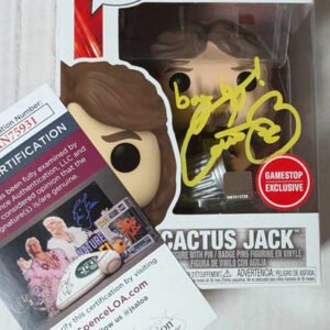 Cactus Jack Funko Pop! #105 WWE Signed JSA COA