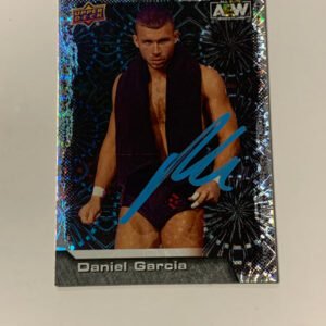 Daniel Garcia SIGNED 2022 AEW Upper Deck PURO BLAST Card