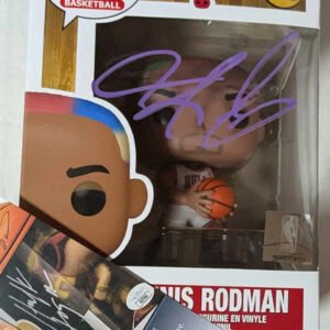 Dennis Rodman Signed WWE Funko Pop #103 JSA COA