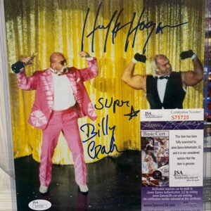 Hulk Hogan & Superstar Billy Graham Dual Signed Photo JSA COA