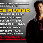 In-Store Meet & Greet with Vince Russo Sat Sept 21st 11AM-2PM
