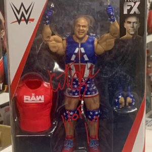 Kurt Angle SIGNED WWE Elite Action Figure (Comes w/COA)