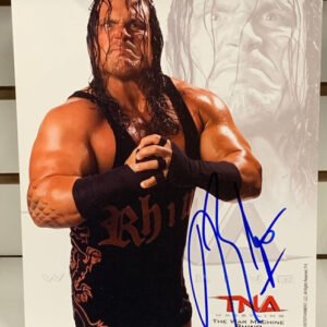 Rhino Signed Official TNA Promo (Comes w/COA) (Newly Listed)