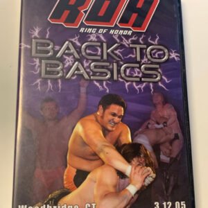 ROH Ring of Honor DVD “Back To Basics” 3/12/05 CM Punk Samoa Joe Homicide