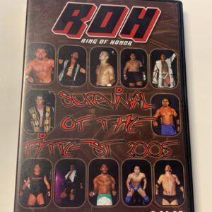 ROH Ring of Honor DVD “Survival of The Fittest 2005” 9/24/05 Samoa Joe Aries