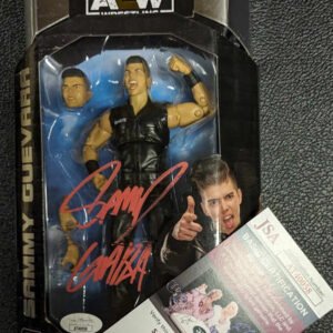 Sammy Guevara Signed AEW Figure JSA COA