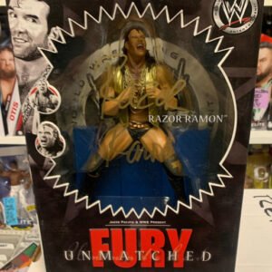 Signed Razor Ramon WWE Jakks Unmatched Fury (Very Rare) (Comes w/COA)!!!