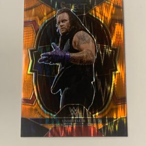 The Undertaker 2023 WWE Select ORANGE FLASH PRIZM Card