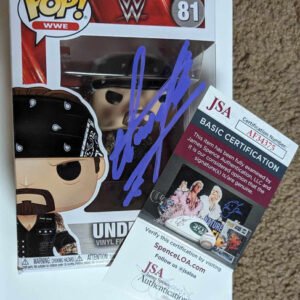 Undertaker Signed WWE Funko Pop 81 Exclusive JSA COA