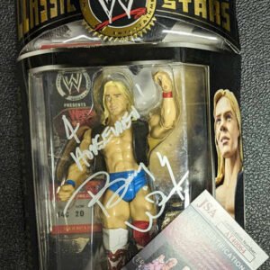 WWE CLASSIC SUPERSTARS Barry Windham Figure Signed Inscribed 4 Horsemen JSA