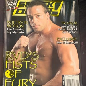 WWE Smackdown Magazine August 2004 RVD (Double Sided Poster of Eddie Guerrero Inside)!!!